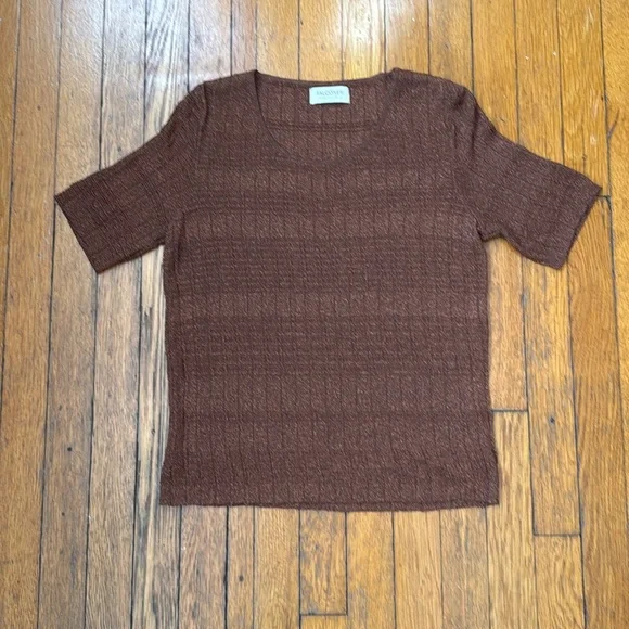 Stunning Metallic Knit Set by Italian Brand Falconeri - Medium - Picture 5 of 15